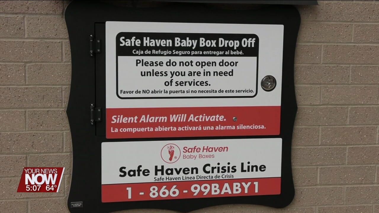 Mercy Health-St. Rita's installs Safe Haven Baby Box